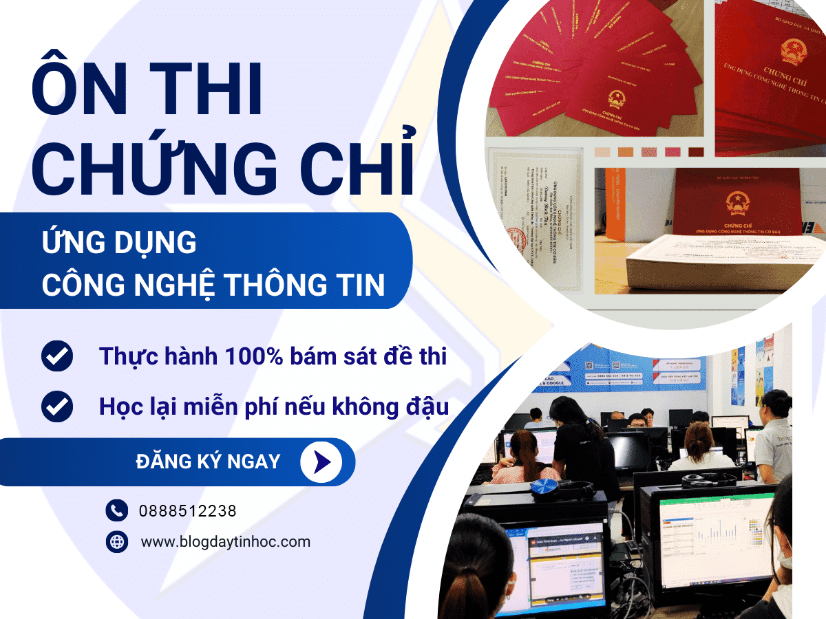 Tài liệu ôn thi chứng chỉ tin học cơ bản