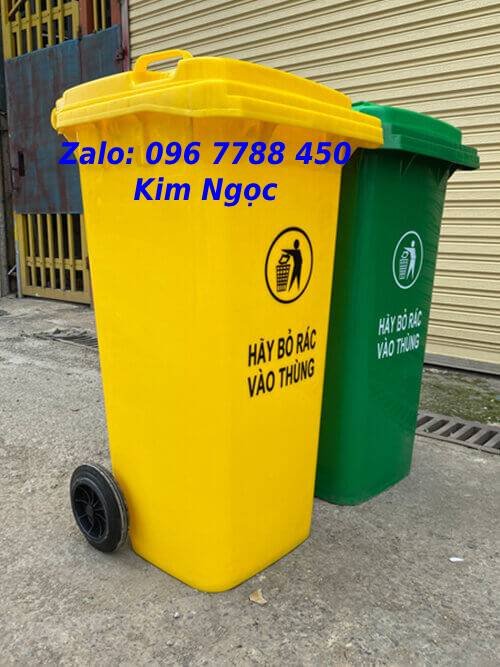 thùng rác gia đình 120 lít, thùng rác nhựa 240 lít, thùng rác công nghiệp 660 lít, thùng rác môi trường 240 lít, thùng rác đô thị 120 lít, ...